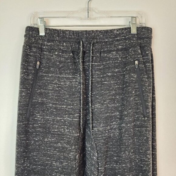 Black Drawstring Joggers Men's Zip Pockets, size Small - Picture 5 of 8